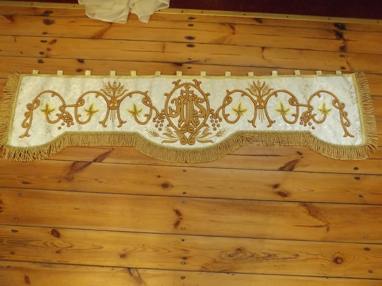 BALDACHIM PROCESYJNY - haft hiszpański bardzo wypukły 3