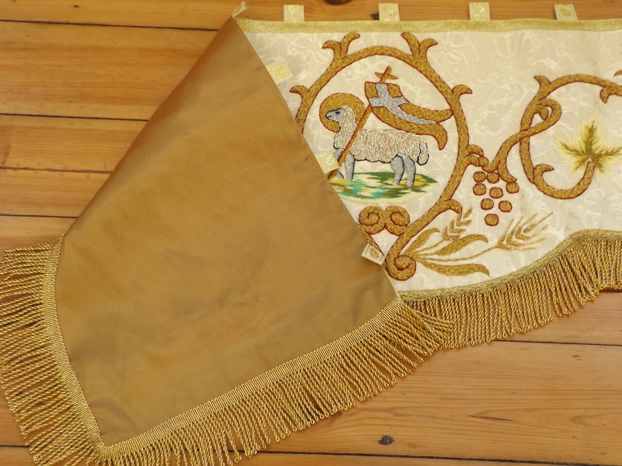 BALDACHIM PROCESYJNY - haft hiszpański bardzo wypukły 4